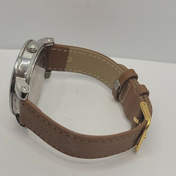 Fossil ES3112 Women Brown Leather Analog Mother Of Pearl Dial Quartz Watch BC619 - Picture 8 of 10